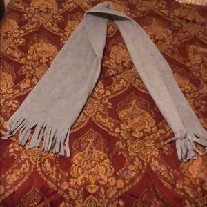 Fashion Gray fleece scarf